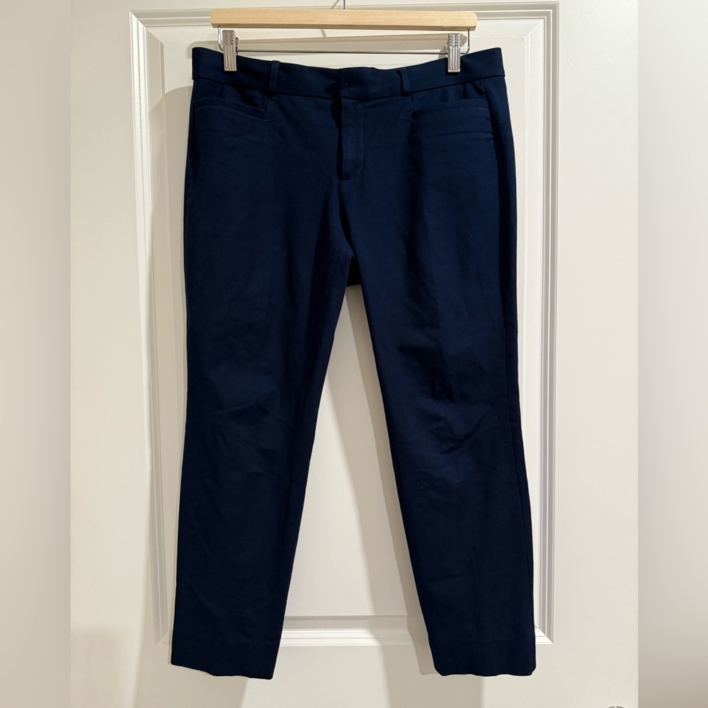 Navy Banana Republic Sloan Pant 8 Petite